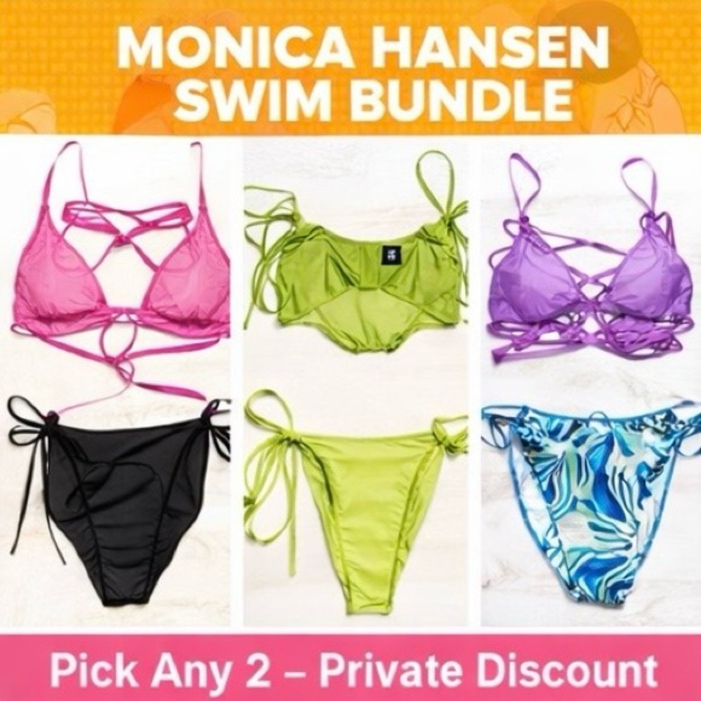 Monica Hansen Swim Bundle Sale | Pick Any 2+ Private Discount NWT Designer Swim